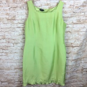 Due per Due Veste Green Silk Dress 14